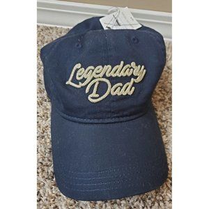 NWT Navy Blue Men's Legendary Dad Ball Cap, Adjustable